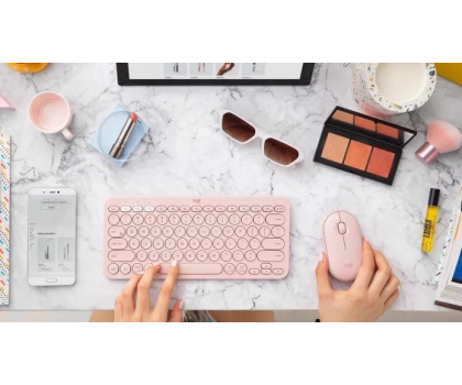 Klawiatura Logitech K380 różowy